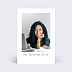Carte de vie d'entreprise Polaroid Simple Recto