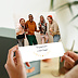 Carte remerciement professionnel Coeur Bucolique 1 Photo Après 4