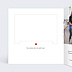Carte remerciement professionnel Découpe Love Letter Intérieur Gauche