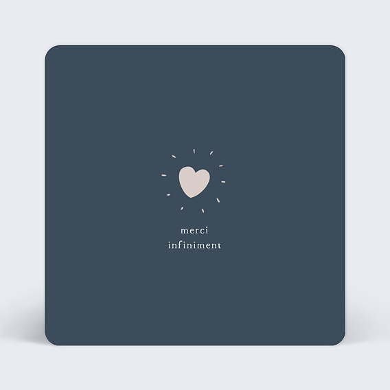 Carte remerciement anniversaire Guimauve