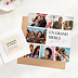 Carte remerciement anniversaire Multi photos avec graines