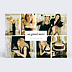 Carte remerciement anniversaire Multi photo paysage