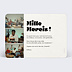 Carte remerciement anniversaire Pleine Page Verso