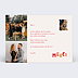 Carte remerciement anniversaire Texte coloré Verso