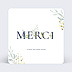 Carte remerciement anniversaire Acrostiche Merci