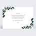 Remerciements Anniversaire Branche d'Eucalyptus