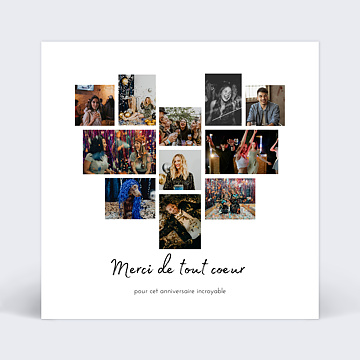 Remerciements Anniversaire Ple Mle Coeur