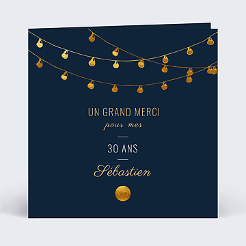 Remerciements Anniversaire Guinguette Popcarte Remerciements Anniversaire Guinguette Popcarte