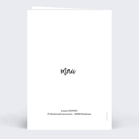 Remerciements Anniversaire Multiphoto Chic