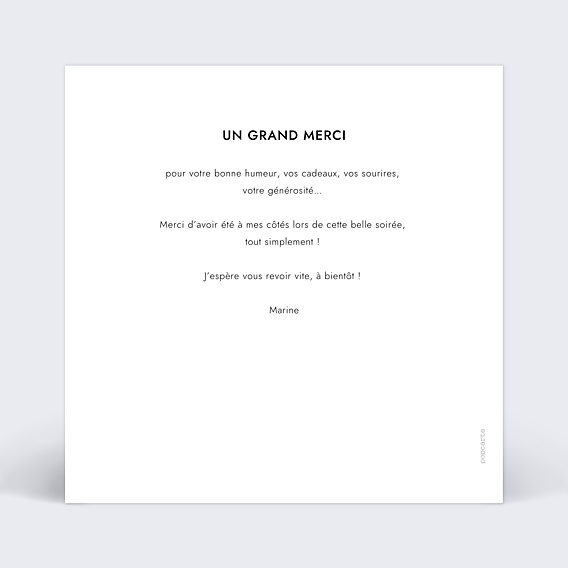Remerciements Anniversaire Éditorial