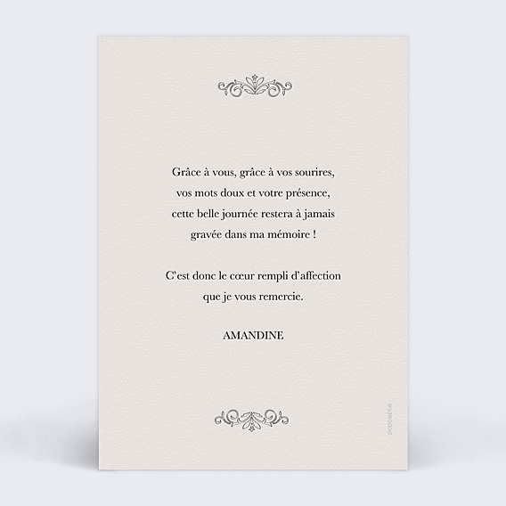 Remerciements Anniversaire Journal