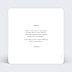 Carte remerciement anniversaire Lettres Manuscrites noir Verso