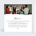 Carte remerciement anniversaire Effet Photo Graines à Planter Intérieur Gauche