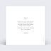 Carte remerciement anniversaire Lettres Manuscrites Verso