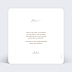 Carte remerciement anniversaire Ronde Florale Verso