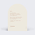 Remerciements Anniversaire Arche avec texte