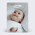 Carte remerciement baptême Ange Couronne Recto