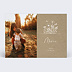 Carte remerciement baptême Bouquet Champêtre