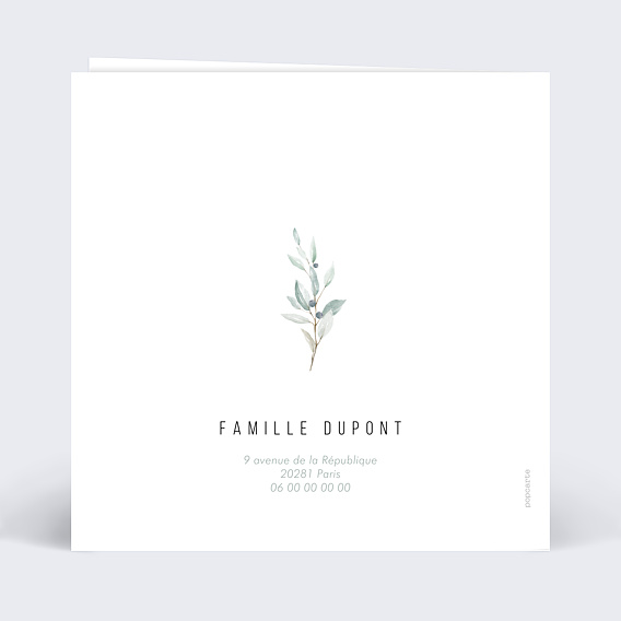 Remerciements Baptême Petite Croix