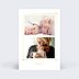 Remerciements Baptême Cadre chic