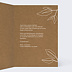 Carte remerciement décès Esquisse Florale Intérieur Droit