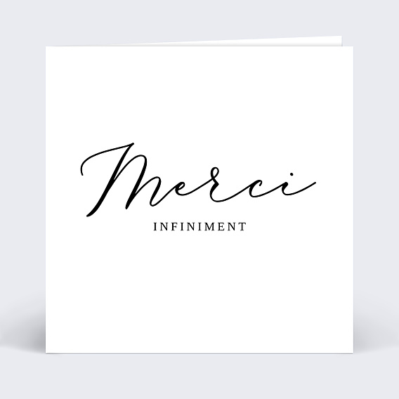 Remerciements Décès Calligraphie Merci