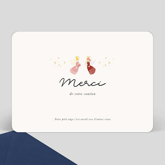 Remerciements Décès Ange Enfant