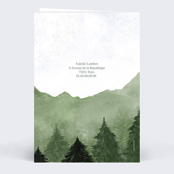 Remerciements Décès Forêt Verte
