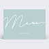 Carte remerciement décès Merci Typographique Recto