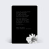 Carte remerciement décès Fleurs Classiques Verso