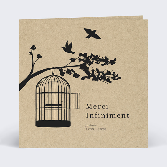 Remerciements Décès Colombe de Paix