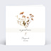 Carte remerciement décès Bouquet de Fleurs