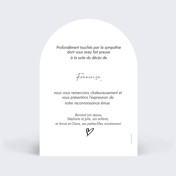 Remerciements Décès Moments volés
