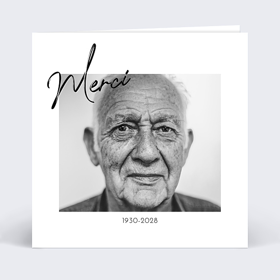 Remerciements Décès Signature