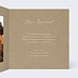 Carte remerciement décès Bouquet Fleurs Champêtre Intérieur Droit