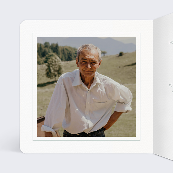 Carte remerciement décès Arbre de Vie Intérieur Gauche