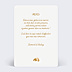 Remerciements mariage Invités en Or Illustré