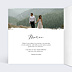 Remerciements mariage Effet Photo avec graines
