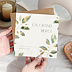 Carte remerciement mariage Feuilles de Jade Après 1