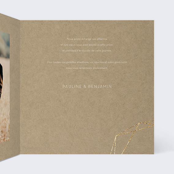 Remerciements mariage Modern Love II