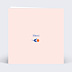 Carte remerciement mariage Enveloppe fleurie avec graines Verso