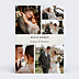 Remerciements mariage Douceur Chiné Portrait