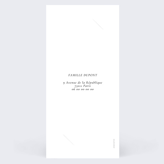 Remerciements mariage Multi Intemporel