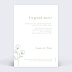 Remerciements mariage Soliflore