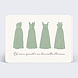 Carte remerciement mariage Demoiselles d’Honneur