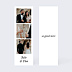 Carte remerciement mariage Multiphoto Etiquette Paysage