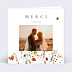 Remerciements mariage Fleurs des champs avec graines