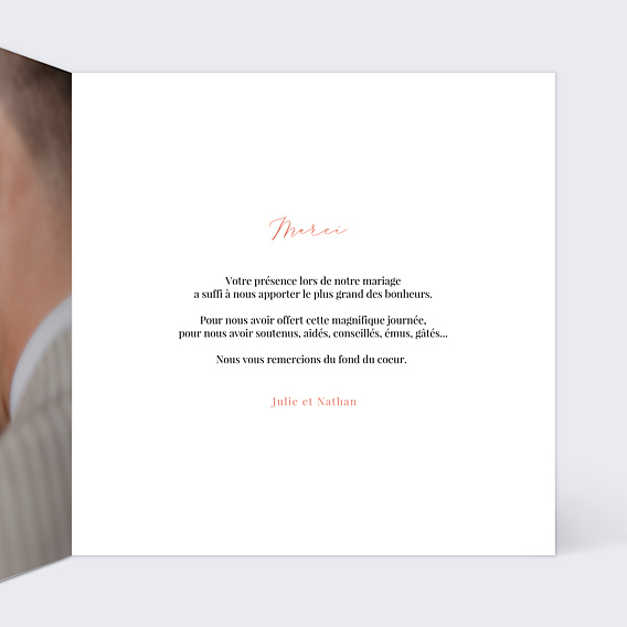 Remerciements mariage With Love