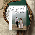 Remerciements mariage Grande Typo