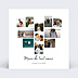 Remerciements mariage Pêle-Mêle Coeur